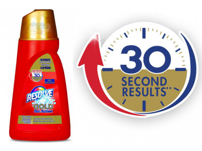 Free Resolve Gold Oxi-Action Stain Remover With MIR