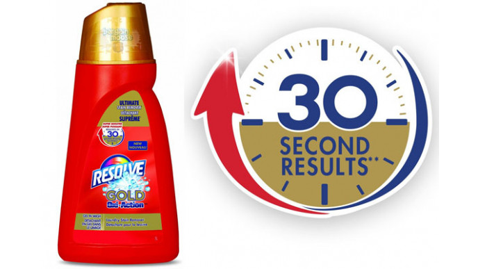 Free Resolve Gold Oxi-Action Stain Remover With MIR