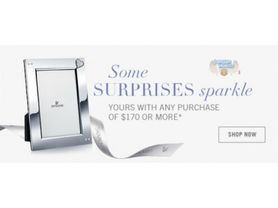 Swarovski Canada: Free Picture Frame with $170 Purchase