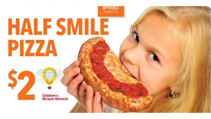 Pizza Pizza Canada: 10" Half Smile Pizza For Just $2 (In-Stores ONLY)