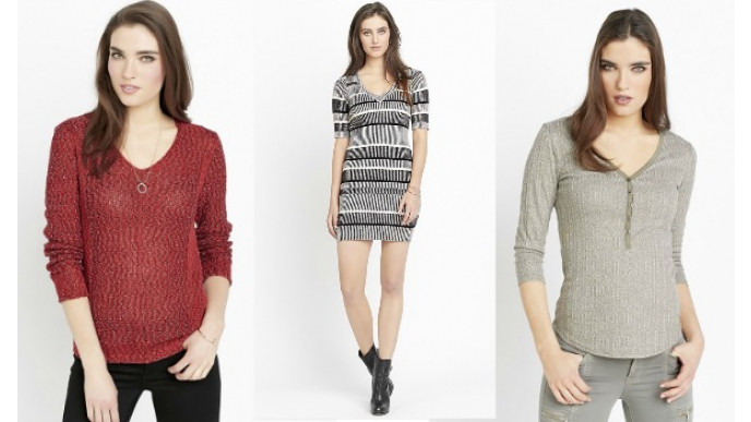 Textured V-Neck Sweater Was $45| Now $15 & Free Shipping @ Dynamite