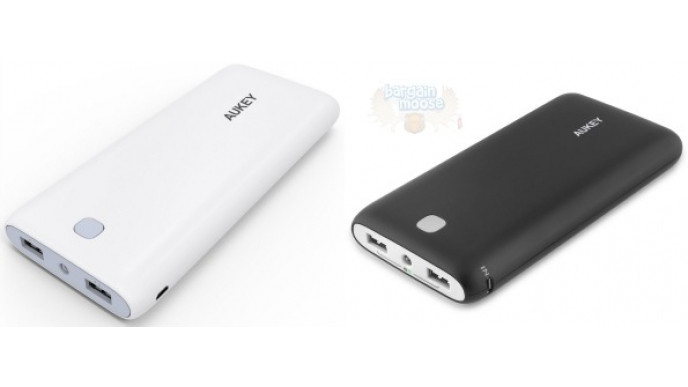 Amazon.ca: Aukey 20000mAh Portable Charger Only $35 & Free Shipping