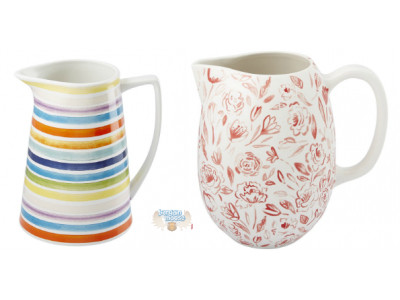 Striped Stoneware Pitcher Was $35 | Now $14.50 (FS @ $25) @ Chapters Indigo