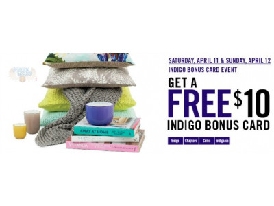 Shoppers Drug Mart: Free $10 Chapters Indigo Card with $50 Purchase (in store)