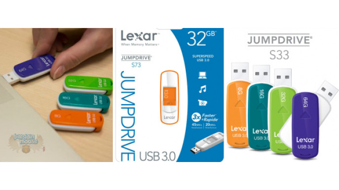 Amazon Canada: Up to 71% Off Lexar 34GB & 64GB JumpDrive 3.0 Flash Drives