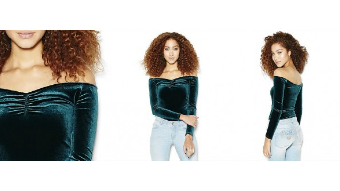 Garage Canada: Juliette Velvet Tee Was $23 | Now $5.50 & Free Shipping