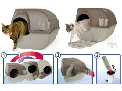 Amazon.ca: Omega Paw Roll N Clean Self Cleaning Litter Box (L) Was $56 | Now $37 & Free Shipping
