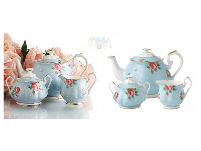Hudson's Bay: ROYAL ALBERT New Country Roses 3-pc Set Was $255 | Now $112.50 (EXPIRED)