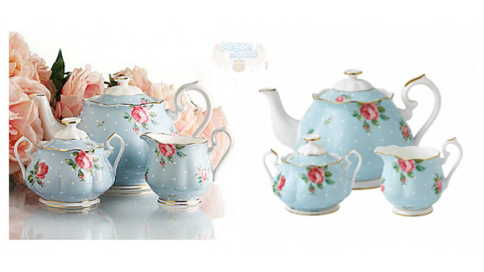 Hudson's Bay: ROYAL ALBERT New Country Roses 3-pc Set Was $255 | Now $112.50 (EXPIRED)