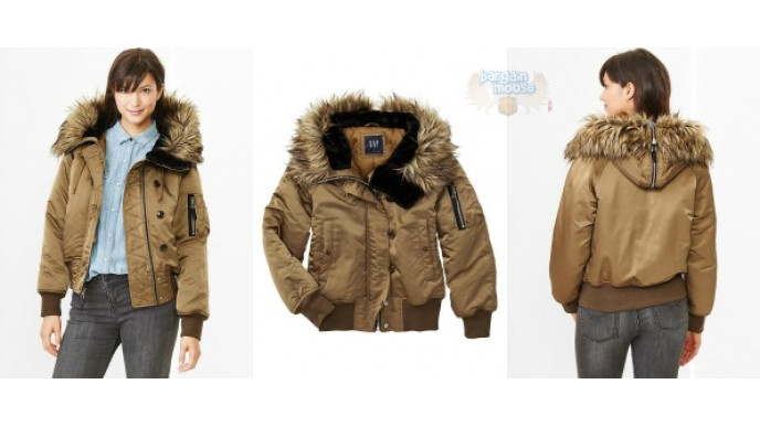 Gap Canada: Fur-trim Snorkel Puffer Was $158 | Only $33 & Free Shipping