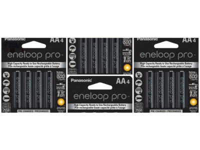Panasonic Eneloop PRO Rechargeable Batteries (4 Pack) only $15.99 & Free Shipping @ Dell.ca (EXPIRED)
