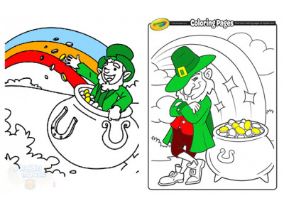 Free Crayola St Patrick’s Day Colouring Pages!