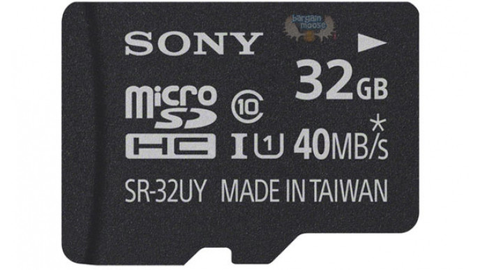 Best Buy & Future Shop Canada: 45% Off Sony 32GB Micro SDHC Class 10 Memory Card - Now Just $18 (HOT!)