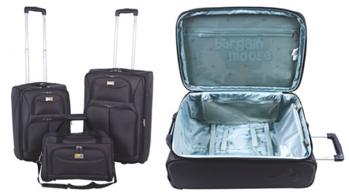 Today Only: 81% Off Via Rail 3-Pc Luggage Set @ Future Shop Canada - Was $365 | Now Just $70 (HOT!) (EXPIRED)