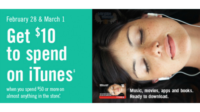 Shoppers Drug Mart: $10 iTunes Voucher with $50 Spend (In-Store) (EXPIRED)