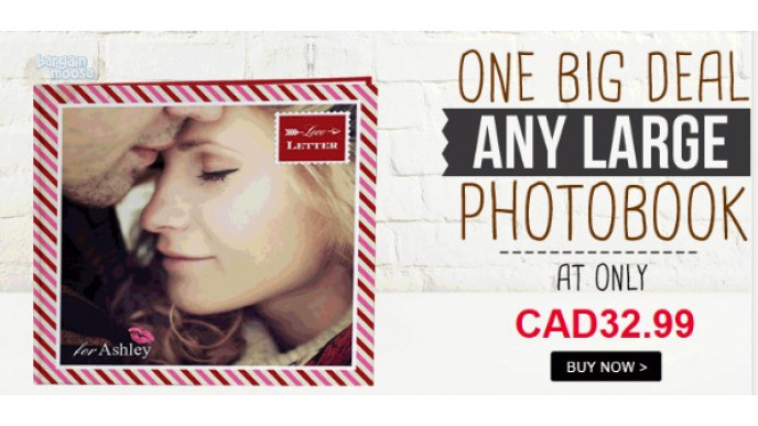 Photobook Canada: Any Large Photobook Only $33 + Shipping ($105 Value) (EXPIRED)