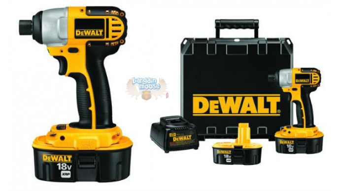 Hot! DeWalt 18V 1/4 Inch Impact Driver Now $62 & Free Shipping @ Home Depot.ca (Expired)