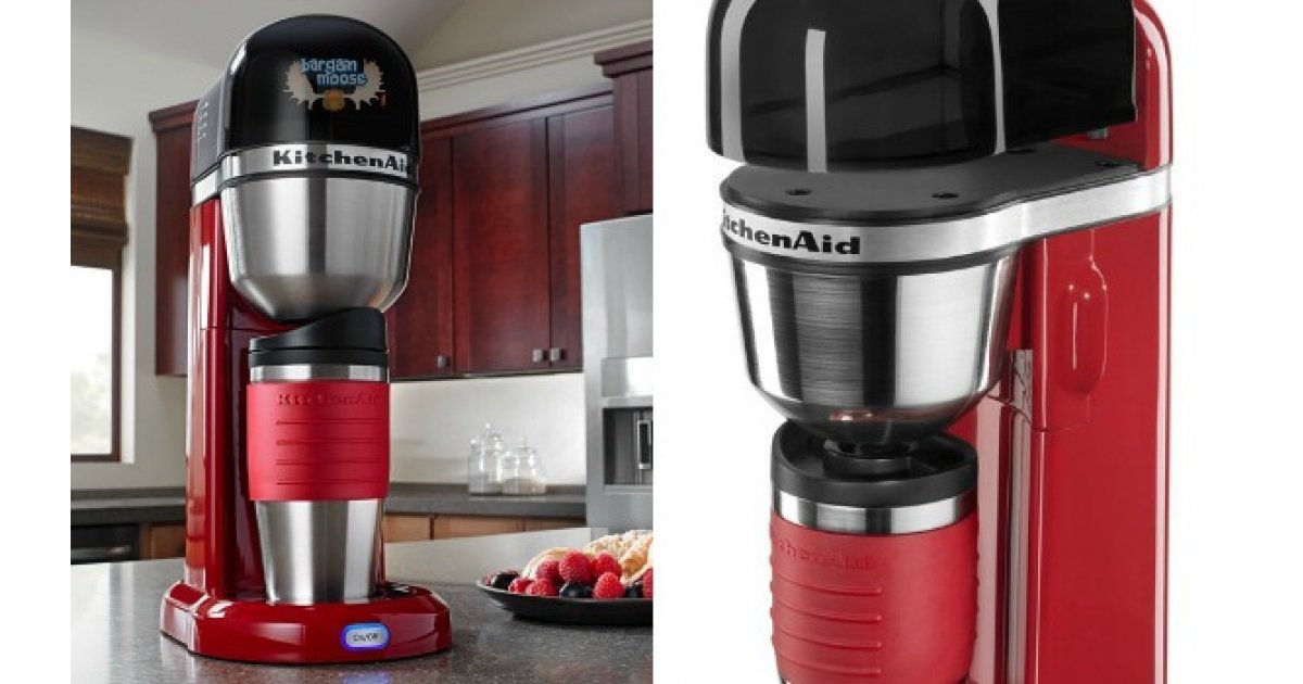 Amazon Canada KitchenAid 4Cup Personal Coffee Maker Was 100 Now