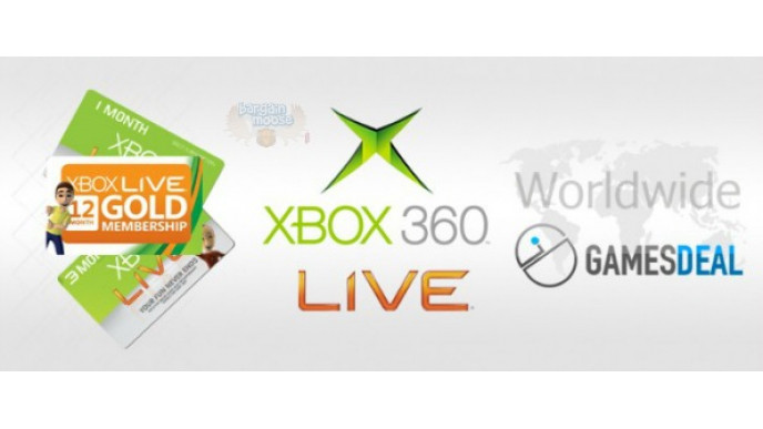 GamesDeal: XBOX Live 12-Month Gold Membership only $44
