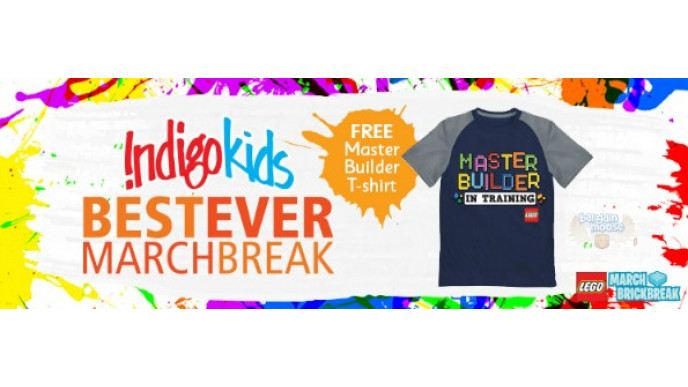 Chapters Indigo: Free LEGO T-Shirt with $50 LEGO Purchase