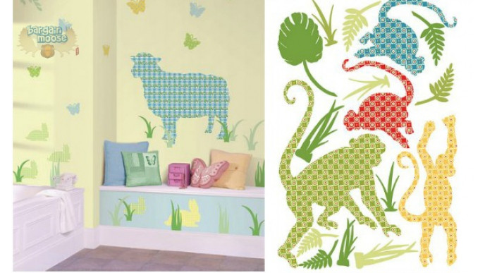 Select Wallpops Zoology Animal Wall Appliques Was $18 | Now $9 & Free Shipping @ Walmart.ca