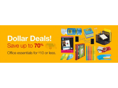 Staples: Dollar Deals - Up to 70% Off Office Supplies