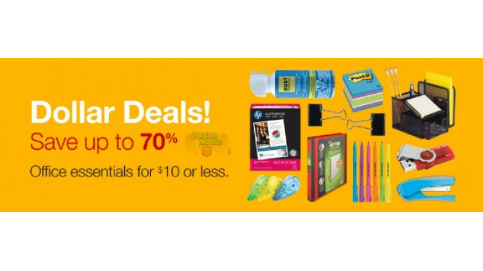 Staples: Dollar Deals - Up to 70% Off Office Supplies