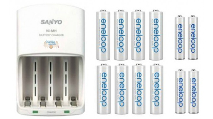 Dell Canada: Panasonic Eneloop Charger & 12 Batteries Only $30 *BUMP!* (EXPIRED)