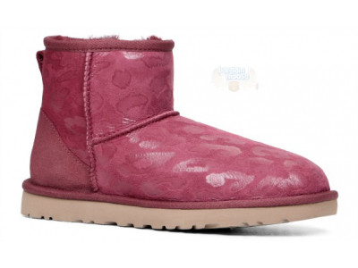 Little Burgundy: UGG Classic Mini Leopard Boots Was $165 | Now $85