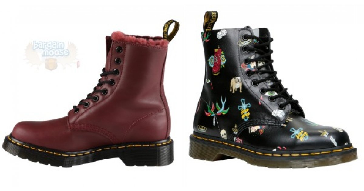 doc martens little burgundy