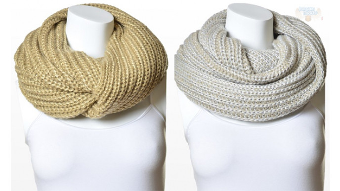 Dynamite Canada: Metallic Eternity Scarves 2 for $15 & Free Shipping!