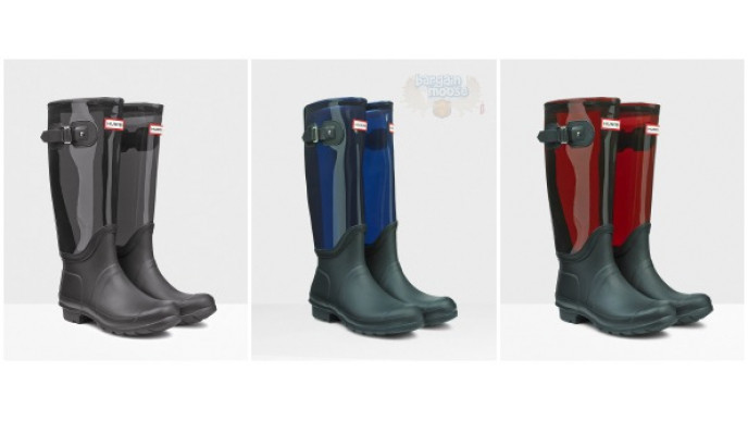 Hudson's Bay: Hunter Original Clear Leg Boots Were $260| Now $109 & FS