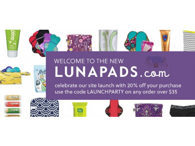 Lunapads Coupon Code: 20% Off $35 Purchase