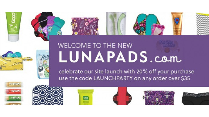 Lunapads Coupon Code: 20% Off $35 Purchase