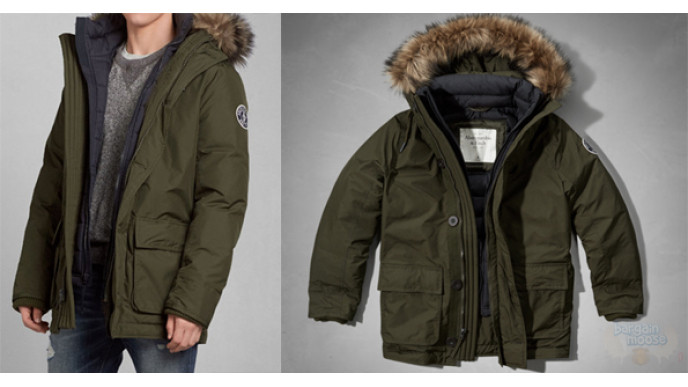 Men’s Wanika Falls Nylon Parka Was $295 Now $88.50 & Free Shipping @ Abercrombie & Fitch Canada