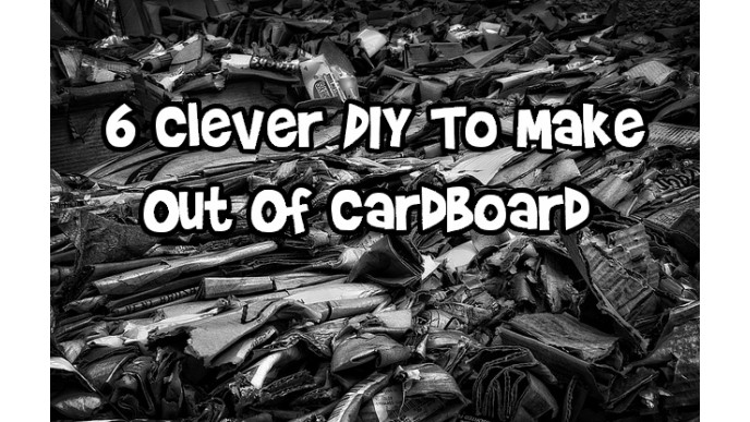 6 Clever DIY To Make Out Of Cardboard 
