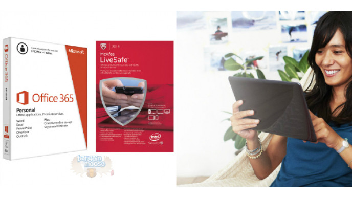 Future Shop: $79 Off Microsoft Office 365 Personal & McAfee 2015 LiveSafe - $70