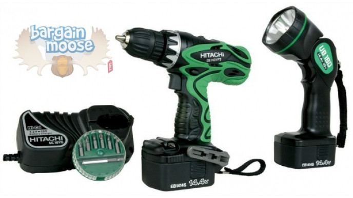 Amazon Tool Sale Today Only: Hitachi 3/8" Cordless Drill/Driver Kit Was $234 Now $50 (EXPIRED)