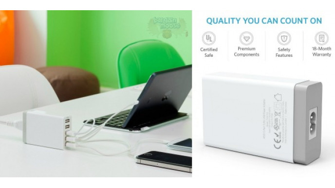 Newegg: Anker 40W 5-Port USB Charger Only $28