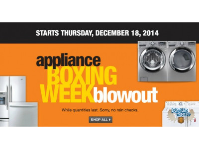 Home Depot Pre Boxing Day Flyer Starts Now Until December 24th