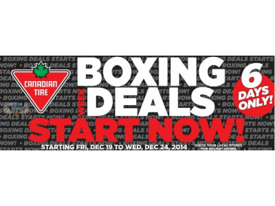 Canadian Tire Pre-Boxing Day Deals Starting Soon - Flyer Here Now (19-24 Dec)
