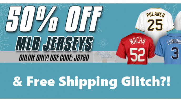 Lids Coupon Code for 50% off MLB Jerseys & Free Shipping Glitch?