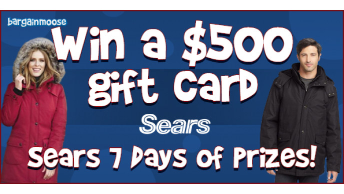 Sears Canada Contest Final Day! Win a $100 & a $500 Gift Card! (CLOSED)