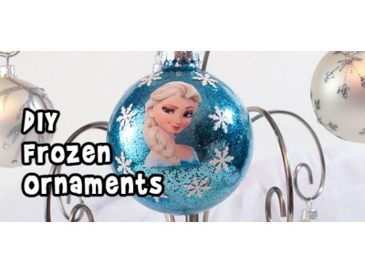 DIY Frozen Christmas Ornaments!