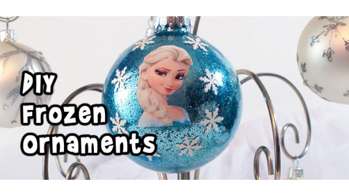 DIY Frozen Christmas Ornaments!
