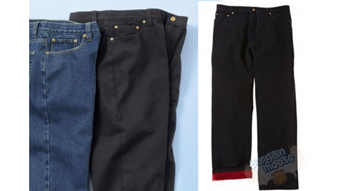 50% off + Extra $10 Off & Free Shipping: Craftsman Fleece Lined Jeans @ Sears.ca (Now $24.99)! (EXPIRED)