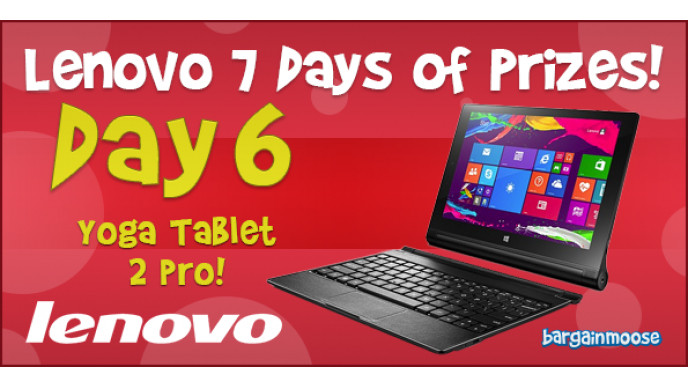 Lenovo 7 Days of Prizes Day 6 - Win a Lenovo Yoga Tablet 2 Pro (CLOSED)