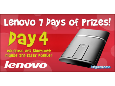 Lenovo 7 Days of Prizes Day 4 - Win a Wireless & Bluetooth Mouse (CLOSED)