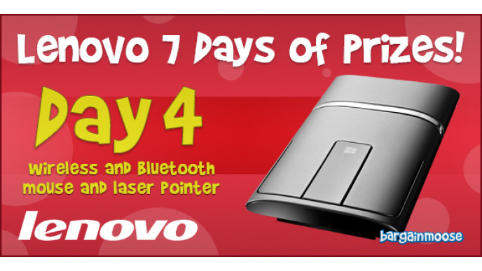Lenovo 7 Days of Prizes Day 4 - Win a Wireless & Bluetooth Mouse (CLOSED)