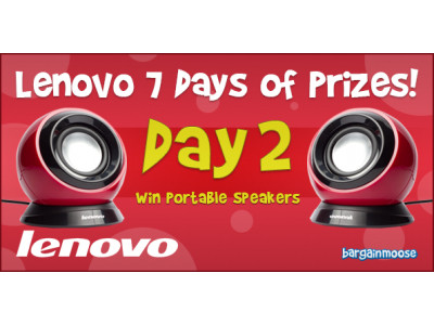Lenovo 7 Days of Prizes Day 2! Win a Portable Speaker (CLOSED)